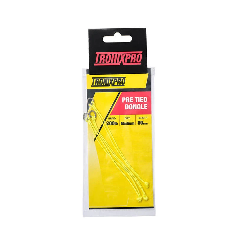 TronixPro Pre-Tied Dongle Rigs Yellow